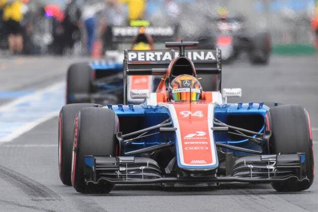 March 19, 2016: Pascal Wehrlein (GER) 94 from the Manor Racing leaving the pits for qualifying at the 2016 Australian Formula One Grand Prix at Albert Park, Melbourne, Australia. Formula One 2016: Australia Day 3 - ZUMAc04_