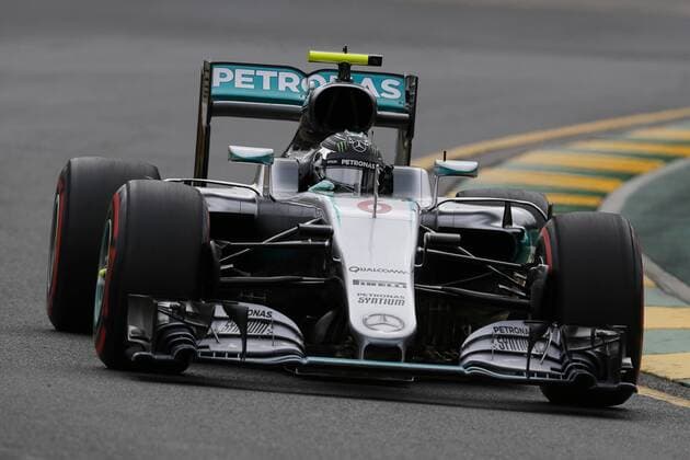March 19, 2016 - Melbourne, Australia - NICO ROSBERG of Germany and Mercedes AMG Petronas F1 Team drives during the qualifying session of the 2016 Formula 1 Australian Grand Prix at Albert Park Circuit, in Melbourne, Australia. F1 2016 - Australian Grand Prix - Qualifying - ZUMAg147