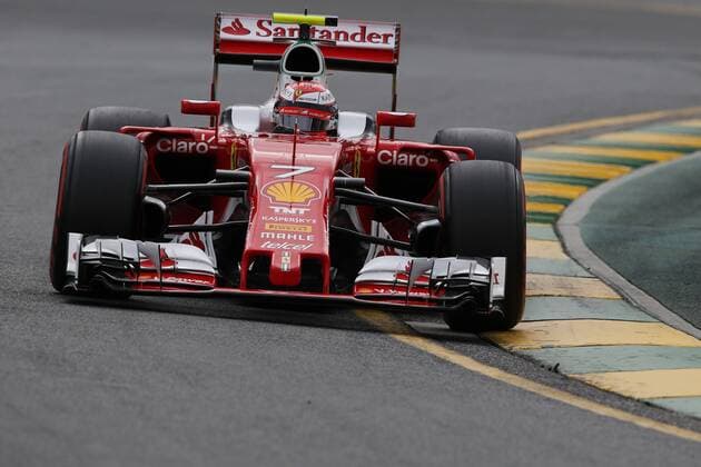 March 19, 2016 - Melbourne, Australia - KIMI RAIKKONEN of Finland and Scuderia Ferrari drives during the qualifying session of the 2016 Formula 1 Australian Grand Prix at Albert Park Circuit, in Melbourne, Australia. F1 2016 - Australian Grand Prix - Qualifying - ZUMAg147