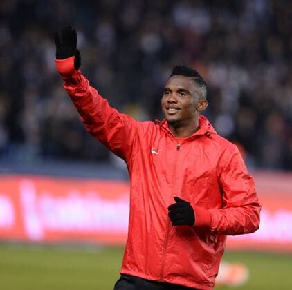 Turkey Spor Toto Superlig match between Besiktas and Antalyaspor in Istanbul , Turkey , March 19 , 2016. Pictured: Samuel Etoo of Antalyaspor. 