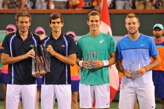 Pierre Hugues Herbert and Nicolas Mahut wins the double - TENNIS, Indian Wells 2016 - 19 03 2016 TennisMagazine Panoramic 
