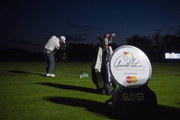 March 19, 2016: Lucas Glover warms up at the driving range prior to his third round of the Arnold Palmer Invitational in Orlando, FL. (Photograph by Roy K. Miller Icon Sportswire) GOLF: MAR 19 PGA Golf Herren - Arnold Palmer Invitational presented by MasterCard - Third Round Icon160319003 EDITORIAL USE ONLY