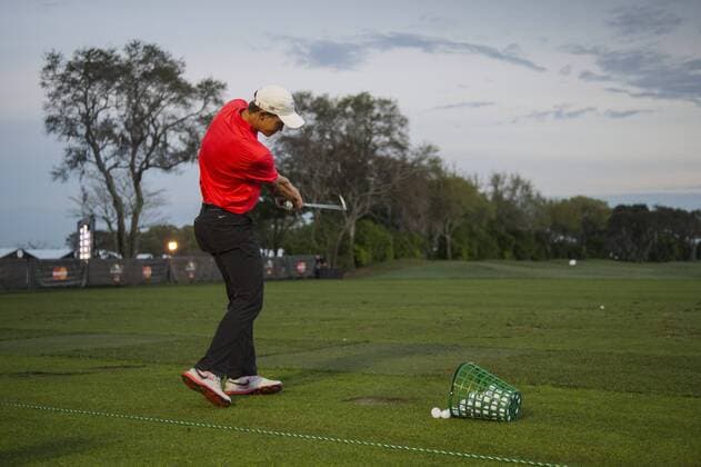 March 19, 2016: Maverick McNealy warms up at the driving range prior to his third round of the Arnold Palmer Invitational in Orlando, FL. (Photograph by Roy K. Miller Icon Sportswire) GOLF: MAR 19 PGA Golf Herren - Arnold Palmer Invitational presented by MasterCard - Third Round Icon160319010 EDITORIAL USE ONLY