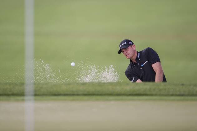 March 19, 2016: Brendan Steele plays out of the bunker on 1 during the third round of the Arnold Palmer Invitational in Orlando, FL. (Photograph by Roy K. Miller Icon Sportswire) GOLF: MAR 19 PGA Golf Herren - Arnold Palmer Invitational presented by MasterCard - Third Round Icon160319019 EDITORIAL USE ONLY