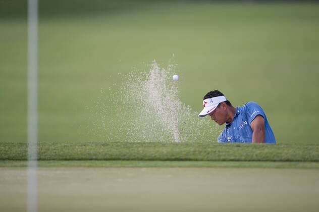 March 19, 2016: K.J. Choi plays out of the bunker on 1 during the third round of the Arnold Palmer Invitational in Orlando, FL. (Photograph by Roy K. Miller Icon Sportswire) GOLF: MAR 19 PGA Golf Herren - Arnold Palmer Invitational presented by MasterCard - Third Round Icon160319021 EDITORIAL USE ONLY