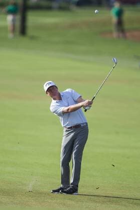 March 19, 2016: Derek Fathaur hits his approach on 1 during the third round of the Arnold Palmer Invitational in Orlando, FL. (Photograph by Roy K. Miller Icon Sportswire) GOLF: MAR 19 PGA Golf Herren - Arnold Palmer Invitational presented by MasterCard - Third Round Icon160319023 EDITORIAL USE ONLY