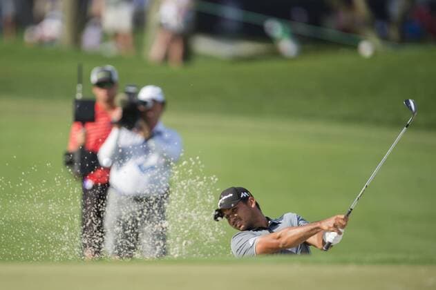 March 19, 2016: Jason Day plays out of the bunker on 2 during the third round of the Arnold Palmer Invitational in Orlando, FL. (Photograph by Roy K. Miller Icon Sportswire) GOLF: MAR 19 PGA Golf Herren - Arnold Palmer Invitational presented by MasterCard - Third Round Icon160319037 EDITORIAL USE ONLY