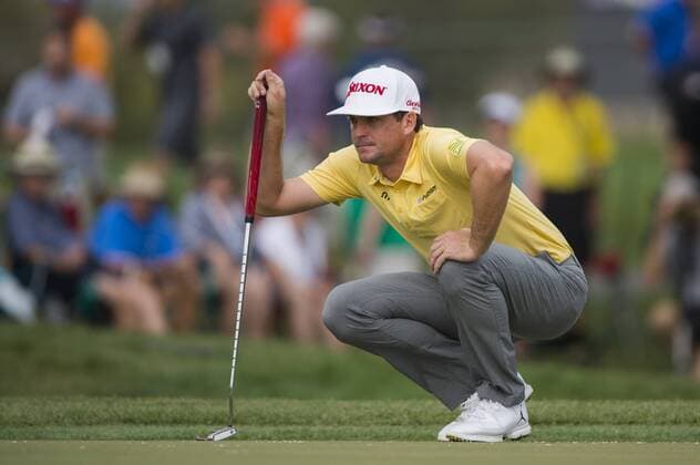 March 19, 2016: Keegan Bradley looks over his putt on 6 during the third round of the Arnold Palmer Invitational in Orlando, FL. (Photograph by Roy K. Miller Icon Sportswire) GOLF: MAR 19 PGA Golf Herren - Arnold Palmer Invitational presented by MasterCard - Third Round Icon160319044 EDITORIAL USE ONLY