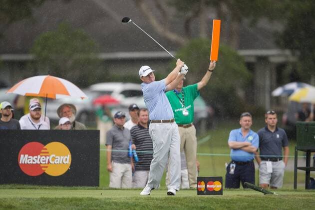 March 19, 2016: Chad Campbell tees off on 6 during the third round of the Arnold Palmer Invitational in Orlando, FL. (Photograph by Roy K. Miller Icon Sportswire) GOLF: MAR 19 PGA Golf Herren - Arnold Palmer Invitational presented by MasterCard - Third Round Icon160319073 EDITORIAL USE ONLY