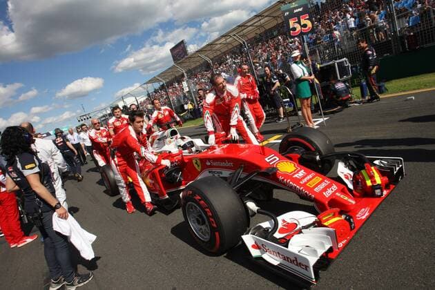 Australian Grand Prix, Melbourne 17 - 20 March 2016 20.03.2016 - Sebastian Vettel (GER) Scuderia Ferrari SF16-H 