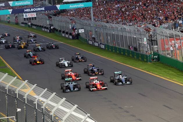 Australian Grand Prix, Melbourne 17 - 20 March 2016 20.03.2016 - Race, Start of the race 