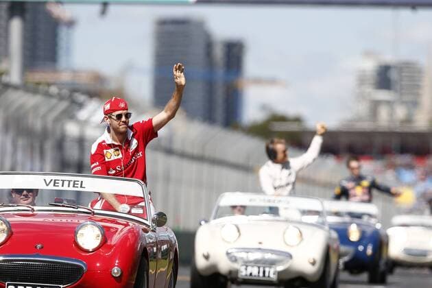 Motorsports: FIA Formula One World Championship WM Weltmeisterschaft 2016, Grand Prix of Australia, 5 Sebastian Vettel (GER, Scuderia Ferrari), xHOCHxZWEIx