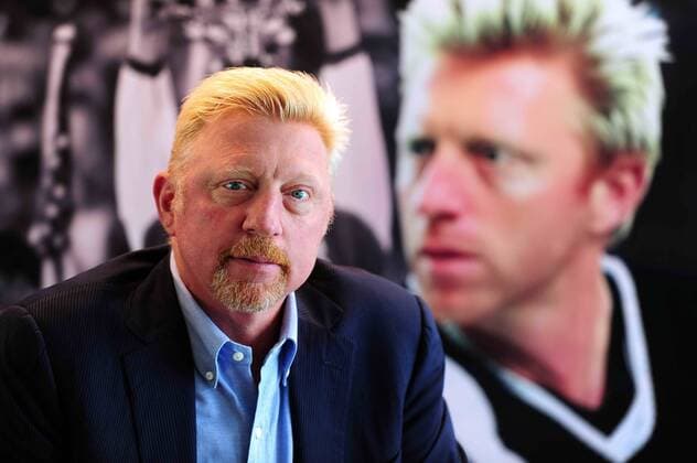 SHENZHEN, CHINA - MARCH 19: (CHINA OUT) Boris Becker speaks as he declares to open his first tennis college globally in China together with the Mission Hills on March 19, 2016 in Shenzhen, Guangdong Province of China.  CFP481439156 