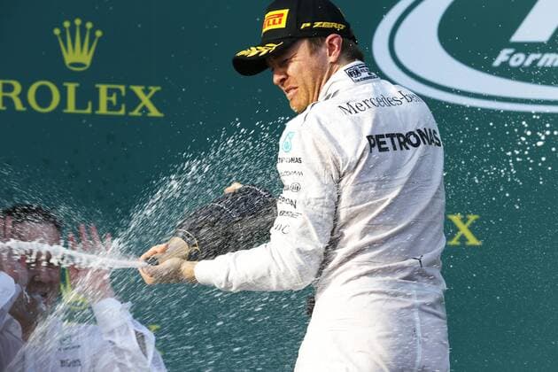 Formel 1, GP von Australien, Rosberg gewinnt Saisonauftakt in Melbourne Motorsports: FIA Formula One World Championship WM Weltmeisterschaft 2016, Grand Prix of Australia, 6 Nico Rosberg (GER, Mercedes AMG Petronas Formula One Team), xHOCHxZWEIx