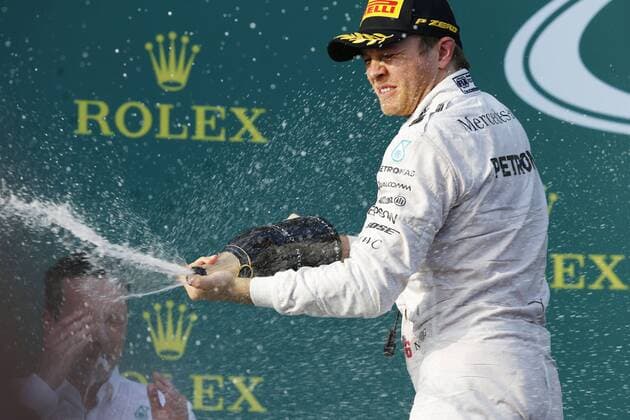 Formel 1, GP von Australien, Rosberg gewinnt Saisonauftakt in Melbourne Motorsports: FIA Formula One World Championship WM Weltmeisterschaft 2016, Grand Prix of Australia, 6 Nico Rosberg (GER, Mercedes AMG Petronas Formula One Team), xHOCHxZWEIx