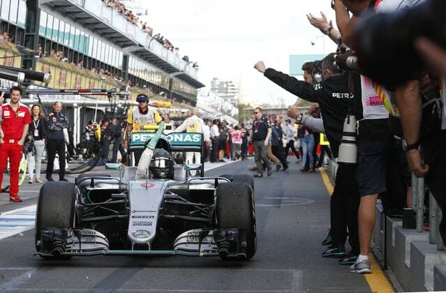 Motorsports: FIA Formula One World Championship WM Weltmeisterschaft 2016, Grand Prix of Australia, 6 Nico Rosberg (GER, Mercedes AMG Petronas Formula One Team), xHOCHxZWEIx