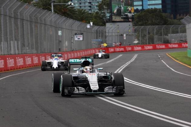 Australian Grand Prix, Melbourne 17 - 20 March 2016 20.03.2016 - Race, Lewis Hamilton (GBR) Mercedes AMG F1 W07 Hybrid 