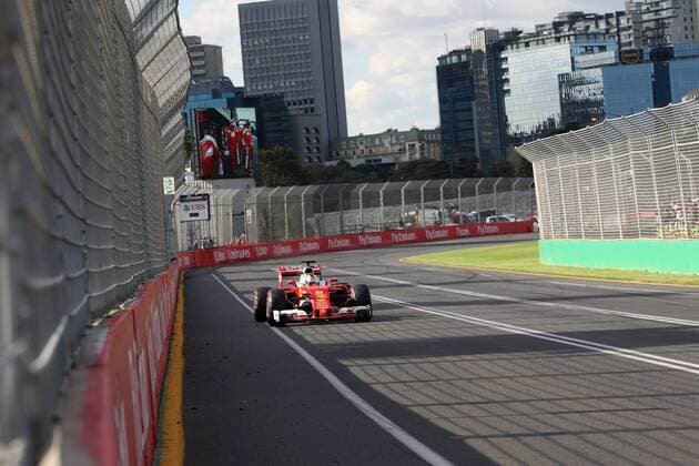 Australian Grand Prix, Melbourne 17 - 20 March 2016 20.03.2016 - Race, Sebastian Vettel (GER) Scuderia Ferrari SF16-H 
