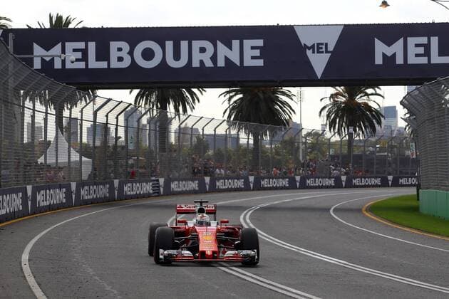 Australian Grand Prix, Melbourne 17 - 20 March 2016 20.03.2016 - Race, Sebastian Vettel (GER) Scuderia Ferrari SF16-H 