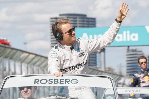 March 20, 2016: Nico Rosberg (DEU) 6 from the Mercedes AMG Petronas team at the drivers parade prior to the 2016 Australian Formula One Grand Prix at Albert Park, Melbourne, Australia. Formula One 2016: Australia - Race - ZUMAc04_