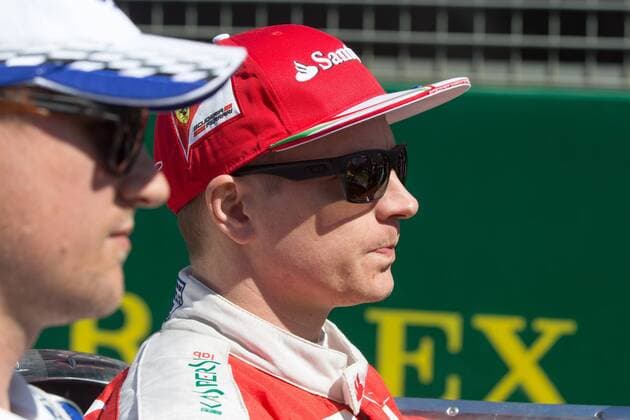 March 20, 2016: Kimi Raikkonen (FIN) 7 from the Scuderia Ferrari team at the drivers parade prior to the 2016 Australian Formula One Grand Prix at Albert Park, Melbourne, Australia. Formula One 2016: Australia - Race - ZUMAc04_
