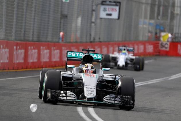 Australian Grand Prix, Melbourne 17 - 20 March 2016 20.03.2016 - Race, Lewis Hamilton (GBR) Mercedes AMG F1 W07 Hybrid 