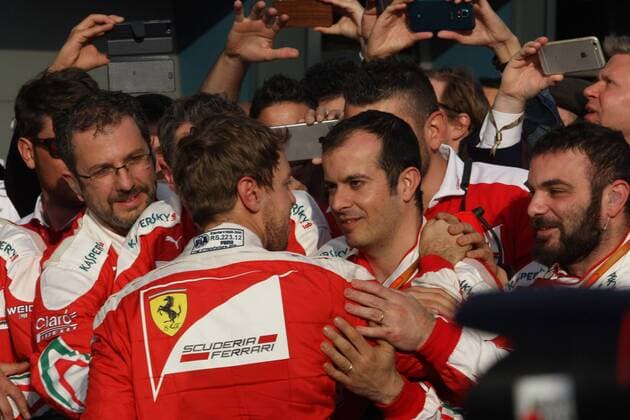 Australian Grand Prix, Melbourne 17 - 20 March 2016 20.03.2016 - Race, 3rd position Sebastian Vettel (GER) Scuderia Ferrari SF16-H 