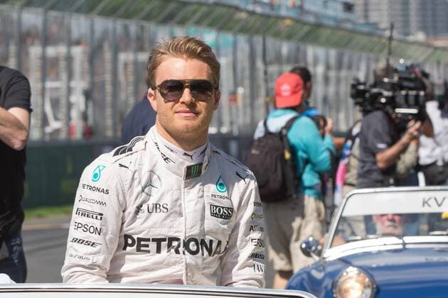 March 20, 2016: Nico Rosberg (DEU) 6 from the Mercedes AMG Petronas team at the drivers parade prior to the 2016 Australian Formula One Grand Prix at Albert Park, Melbourne, Australia. Formula One 2016: Australia - Race - ZUMAc04_