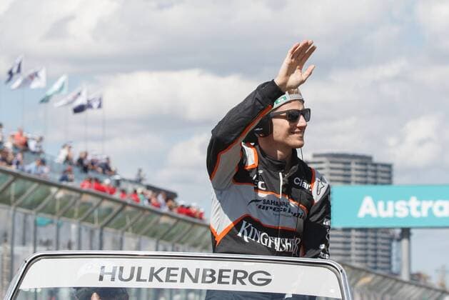 March 20, 2016: Nico Hulkenberg (DEU) 27 from the Sahara Force India F1 team at the drivers parade prior to the 2016 Australian Formula One Grand Prix at Albert Park, Melbourne, Australia. Formula One 2016: Australia - Race - ZUMAc04_