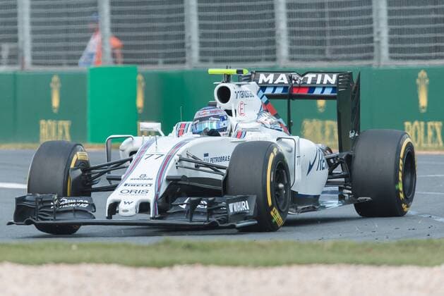 March 20, 2016: Valtteri Bottas (FIN) 77 from the Williams Martini Racing team at turn one of the 2016 Australian Formula One Grand Prix at Albert Park, Melbourne, Australia. Formula One 2016: Australia - Race - ZUMAc04_