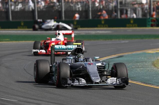 Motorsports: FIA Formula One World Championship WM Weltmeisterschaft 2016, Grand Prix of Australia, 6 Nico Rosberg (GER, Mercedes AMG Petronas Formula One Team), xHOCHxZWEIx