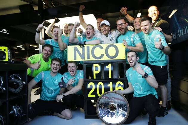 Motorsports: FIA Formula One World Championship WM Weltmeisterschaft 2016, Grand Prix of Australia, 6 Nico Rosberg (GER, Mercedes AMG Petronas Formula One Team), xHOCHxZWEIx