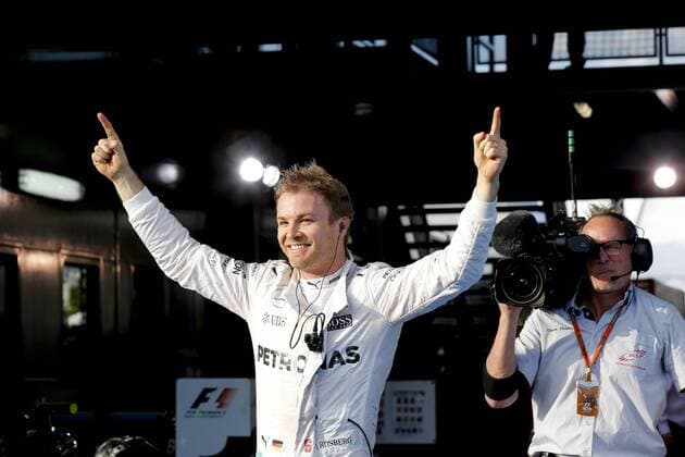 March 20, 2016 - Melbourne, Australia - NICO ROSBERG of Germany and Mercedes AMG Petronas F1 Team celebrates after winning the 2016 Formula 1 Australian Grand Prix at Albert Park Circuit, in Melbourne, Australia. F1 2016 - Australian Grand Prix - Rosberg Wins - ZUMAg147