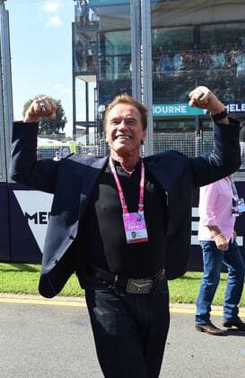 Arnold Schwarzenegger, F1 GP, Australien in Melbourne, 20.03.2016 Photo:mspb Jerry Andre Arnold Schwarzenegger, F1 GP, Australien