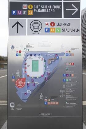 Stadionansichten, Stade Pierre Mauroy, Heimstätte Lille OSC - Frankreich, Ligue 1 - 19 03 2016 GwendolineLeGoff Panoramic 