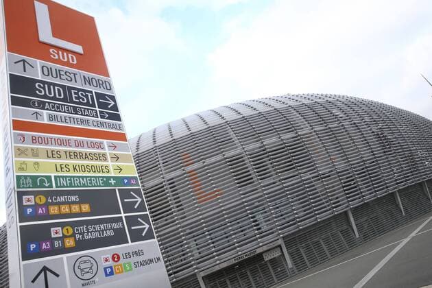 Stadionansichten, Stade Pierre Mauroy, Heimstätte Lille OSC - Frankreich, Ligue 1 - 19 03 2016 GwendolineLeGoff Panoramic 