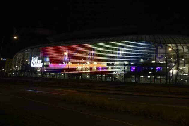 Stadionansichten, Stade Pierre Mauroy, Heimstätte Lille OSC - Frankreich, Ligue 1 - 19 03 2016 GwendolineLeGoff Panoramic 