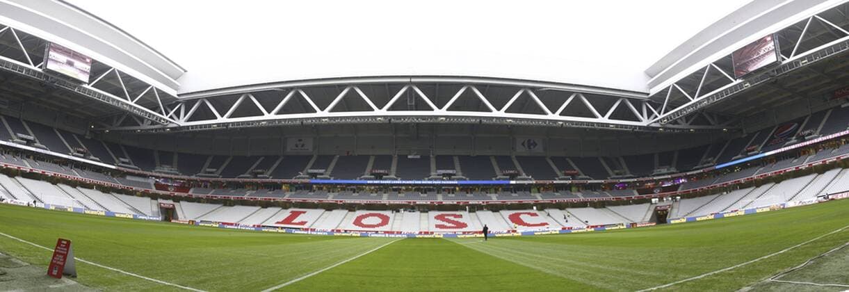 Stadionansichten, Stade Pierre Mauroy, Heimstätte Lille OSC - Frankreich, Ligue 1 - 19 03 2016 GwendolineLeGoff Panoramic 