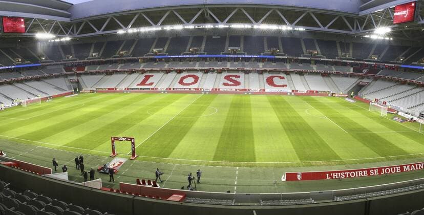 Stadionansichten, Stade Pierre Mauroy, Heimstätte Lille OSC - Frankreich, Ligue 1 - 19 03 2016 GwendolineLeGoff Panoramic 