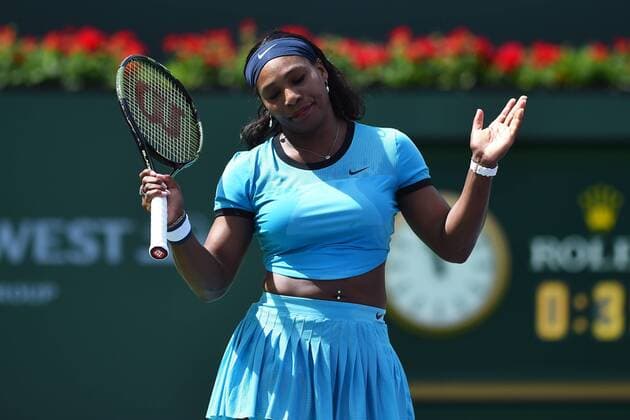 Victoria Azarenka (Bel) def Serena Williams (USA) TENNIS : Indian Wells 2016 - 20 03 2016 TennisMagazine Panoramic 