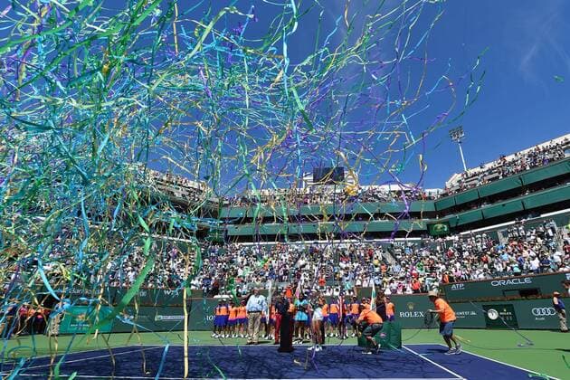 Victoria Azarenka (Bel) def Serena Williams (USA) TENNIS : Indian Wells 2016 - 20 03 2016 TennisMagazine Panoramic 