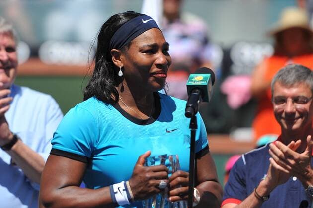 Victoria Azarenka (Bel) def Serena Williams (USA) TENNIS : Indian Wells 2016 - 20 03 2016 TennisMagazine Panoramic 