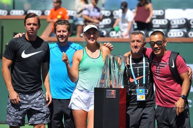 Victoria Azarenka (Bel) def Serena Williams (USA) TENNIS : Indian Wells 2016 - 20 03 2016 TennisMagazine Panoramic 