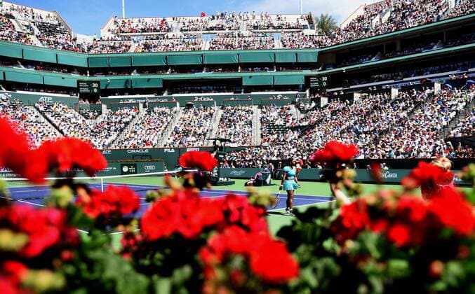 20 March, 2016: Serena Williams in action against Victoria Azarenka of Belarus during the BNP Paribas Open Women s Finals at Indian Wells Tennis Garden in Indian Wells, CA. Azerenka won the match 6-4 6-4. TENNIS 2016: BNP Paribas Open MAR 20 - ZUMAcg3_
