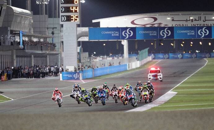Motorsports: MotoGP World Championship WM Weltmeisterschaft GP of Qatar xHOCHxZWEIx xItalyxPhotoxPressx 