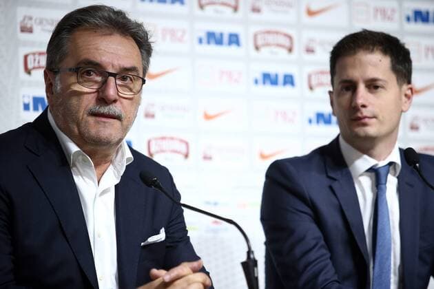 Ante Cacic press conference PK Pressekonferenz 21.03.2016., Zagreb - Press Conference of the coach of Croatian national football team Ante Cacic where they presented a new football jerseys.  SanjinxStrukic PIXSELL