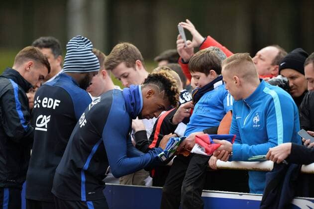 Kingsley Coman (fra) - FOOTBALL : Training Nationalteam Frankreich - 21 03 2016 AnthonyBIBARD FEP Panoramic 