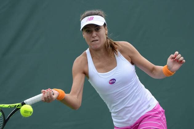 March 21, 2016 - Miami, Florida, United States - SORANA CIRSTEA in action in her match vs. K. Nara at the Miami Open Tennis 2016 - Miami Open - Day 1 - ZUMAl132