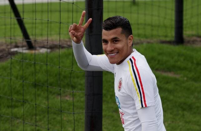 Fußball, Länderspiel, Training Nationalteam Kolumbien Colombia national soccer team player Jeison Murillo participates in a training session prior to the Russia 2018 qualifying matches before Bolivia and Ecuador in Bogota, Colombia, 21 March 2016. EFE Leonardo Munoz COLOMBIA NATIONAL SOCCER TEAM TRAINING SESSION !ACHTUNG: NUR REDAKTIONELLE NUTZUNG!  BOG002 20160322-635942088298039598