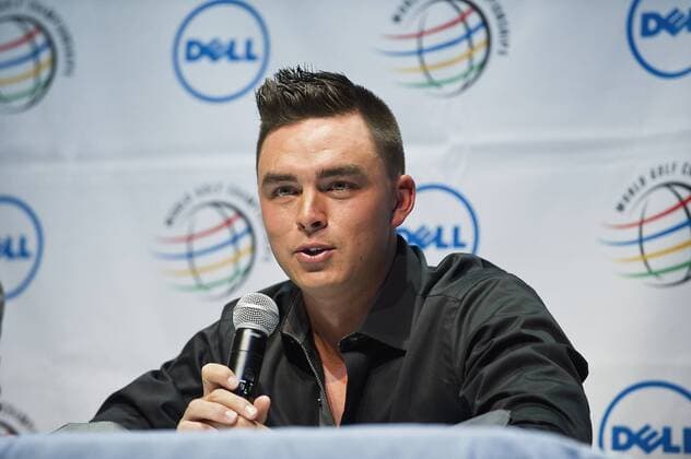 March 21, 2016: Rickie Fowler at pregame press conference PK Pressekonferenz before the start of the World Golf Championships-Dell Match Play at the State Theatre in Austin, Texas. PGA Golf Herren 2016: World Golf Championships MAR 21 - ZUMAc04_